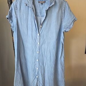 Wyatt Women's Light Blue Button Down Shirt